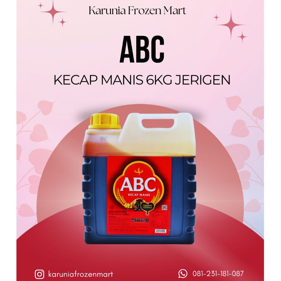 ABC Kecap Manis Jerigen 6kg ABC Kecap Manis Jerigen 6kg
