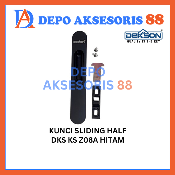 Kunci Sliding Window Lock Dekkson Dekson KS Z08A Pintu Aluminium Hitam