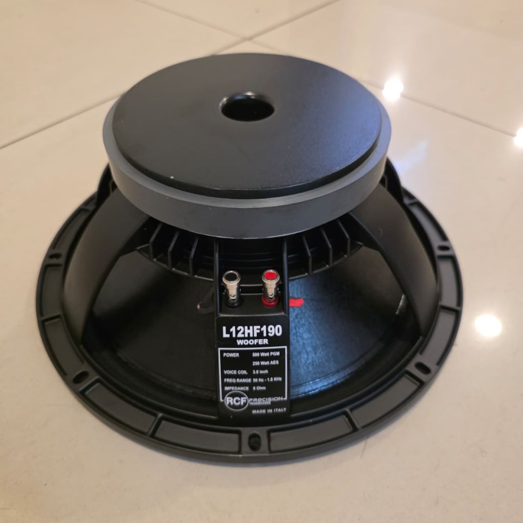 SPEAKER KOMPONEN RCF L12HF190 Woofer 12 INCH PROFESIONAL - SPEAKER