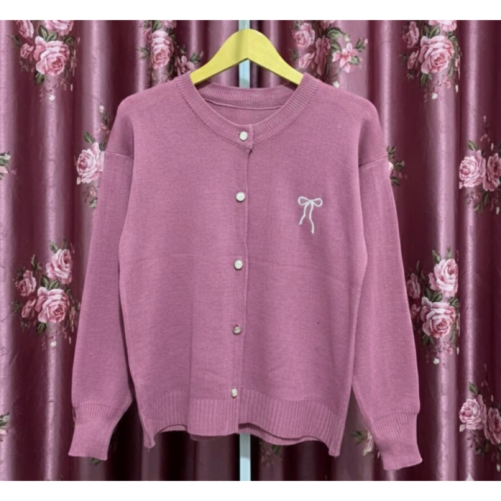 Cardigan Rajut Wanita Premium | Outer Rajut Kancing | Cardigan Korea Casual