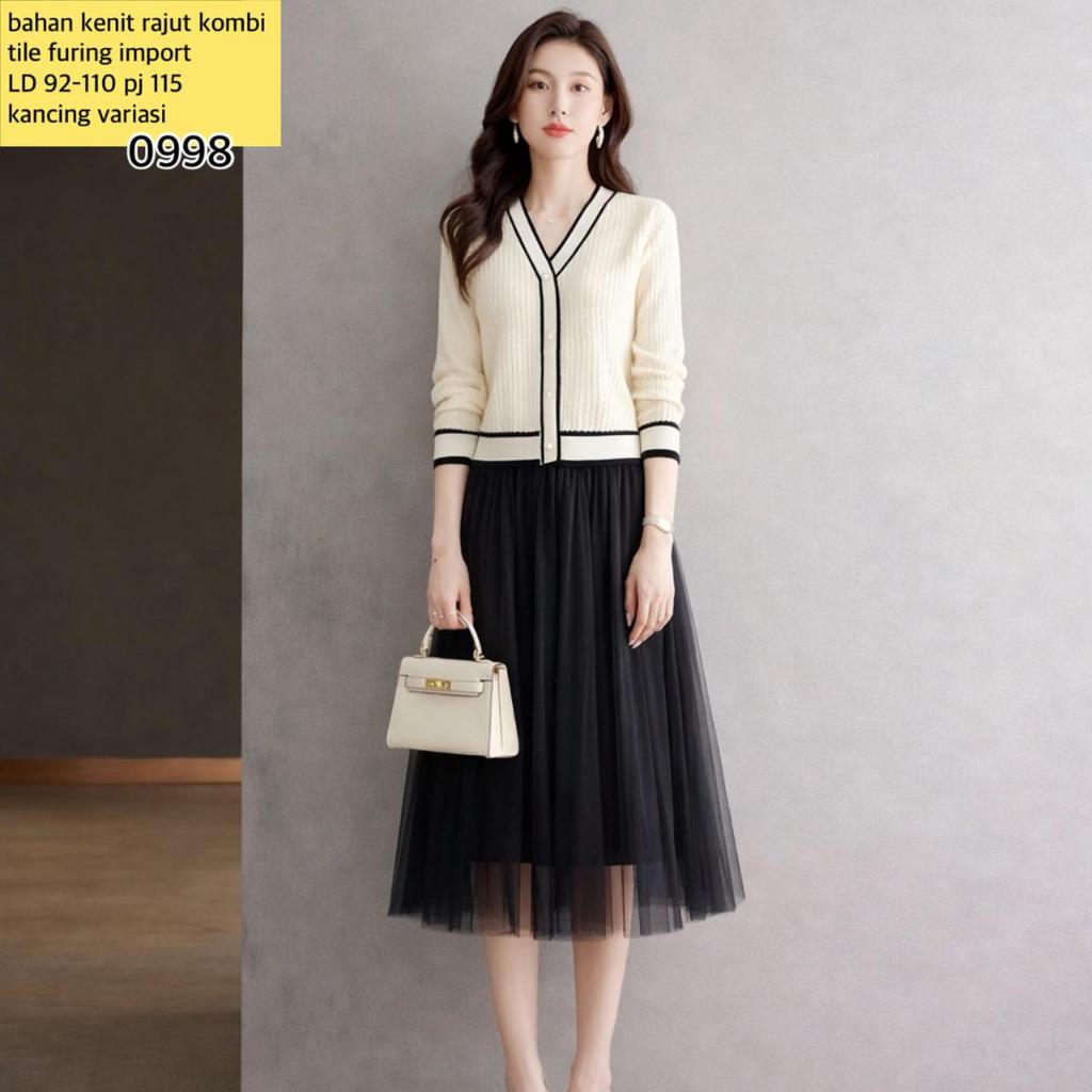 Dress Import Wanita Oufit Dress Import Korean Oufit Dress Import Lebaran Baju Dress Korean Terbaru