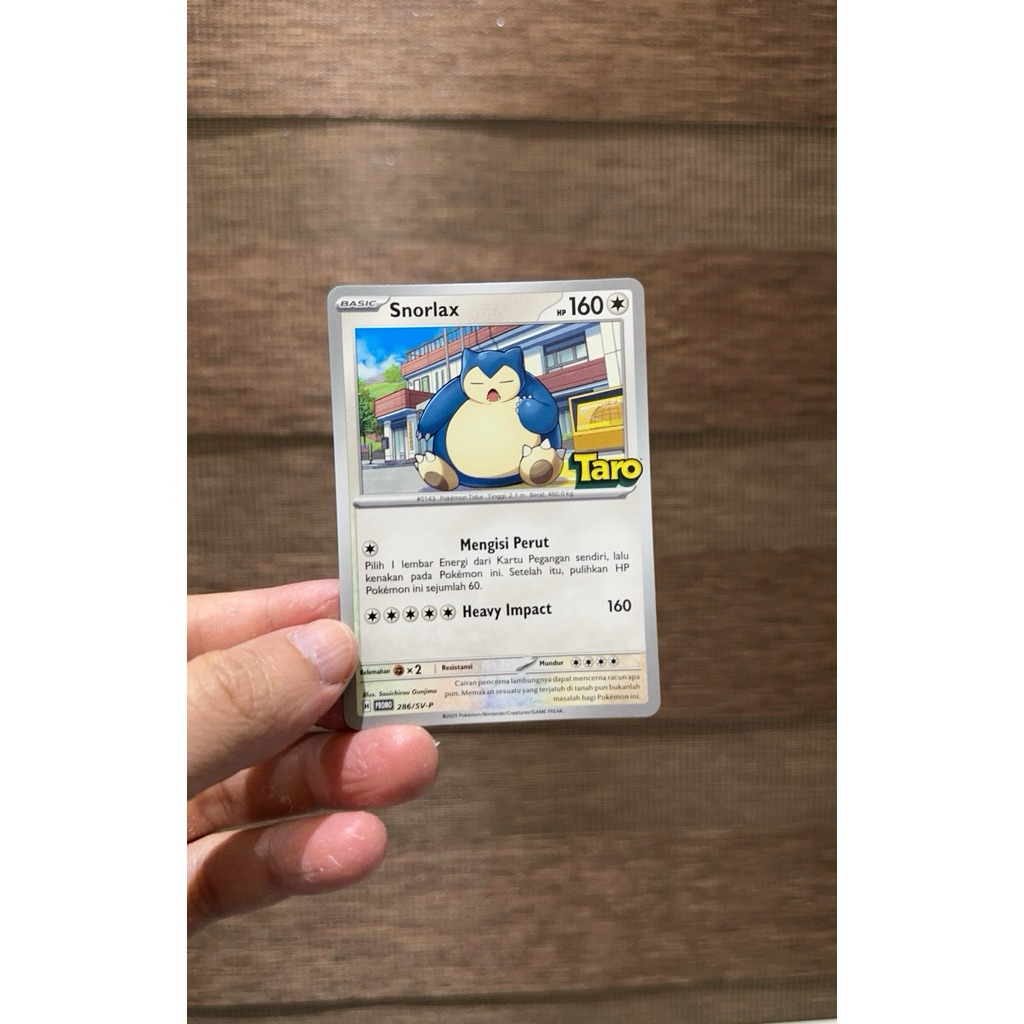 TCG Pokemon Taro Snorlax
