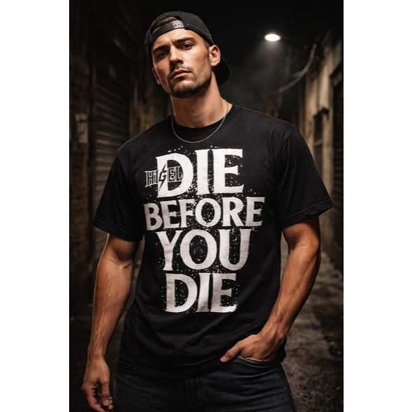 HIGEL T Shirt Edition Die Before you Die Black