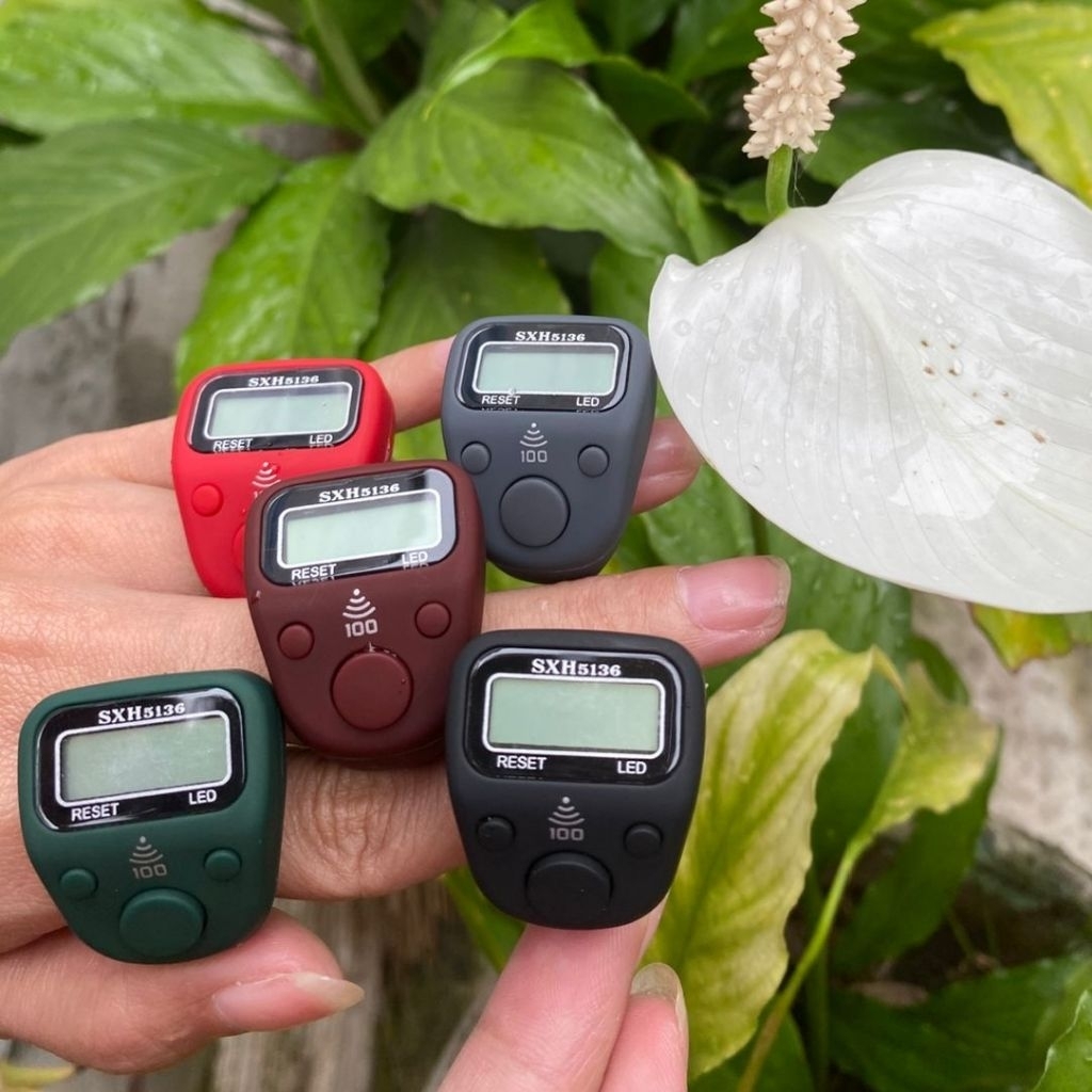 TASBIH DIGITAL LED SXH ALARM BERBUNYI BEEP SETIAP KELIPATAN 100