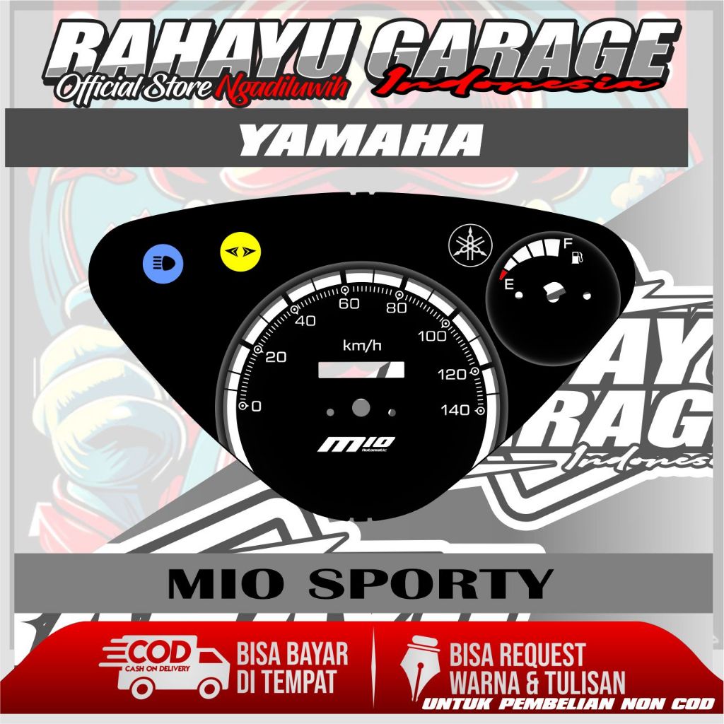 PAPAN SPEEDOMETER CUSTOM YAMAHA MIO SPORTY