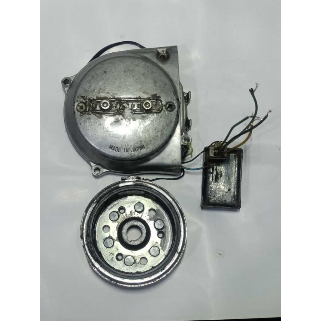 Pengapian Cdi Untuk Motor Honda CB GL 100 125 Spul Magnet Pulser Pakai Astrea Grand Supra Bak Magnit