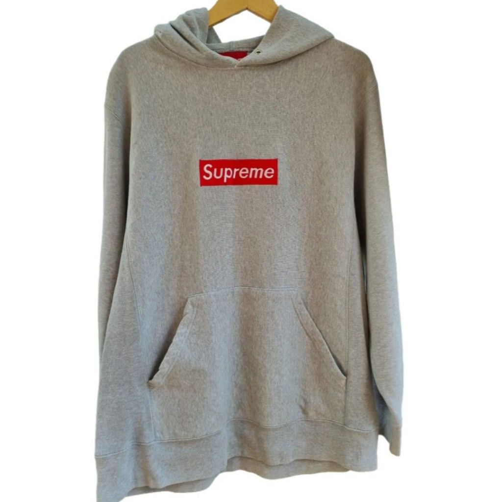 Vintage 90's Supreme Box Logo Hoodie Made In USA - 411fl