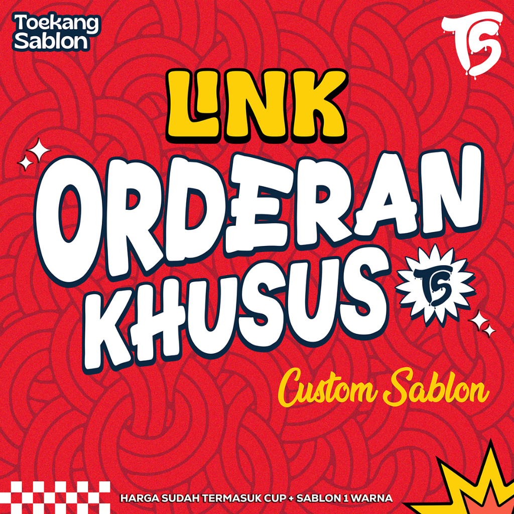 Link Orderan Khusus Custom Cetak Logo 1 Warna / Cup PP, Cup PET, Cup PP Injection & Papercup