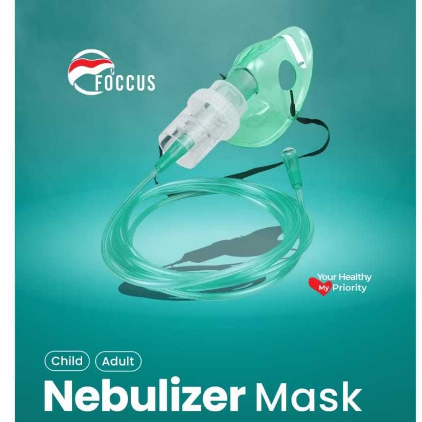 Foccus Masker Nebulizer Dewasa Masker Nebulizer Anak Sungkup Nebulizer