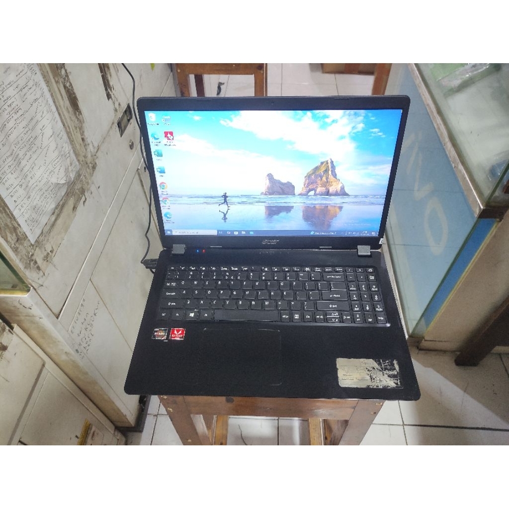 A1270 Laptop Acer Aspire A315-42 Ram 4gb HDD 500gb AMD Ryzen 3-3200U Siap pakai