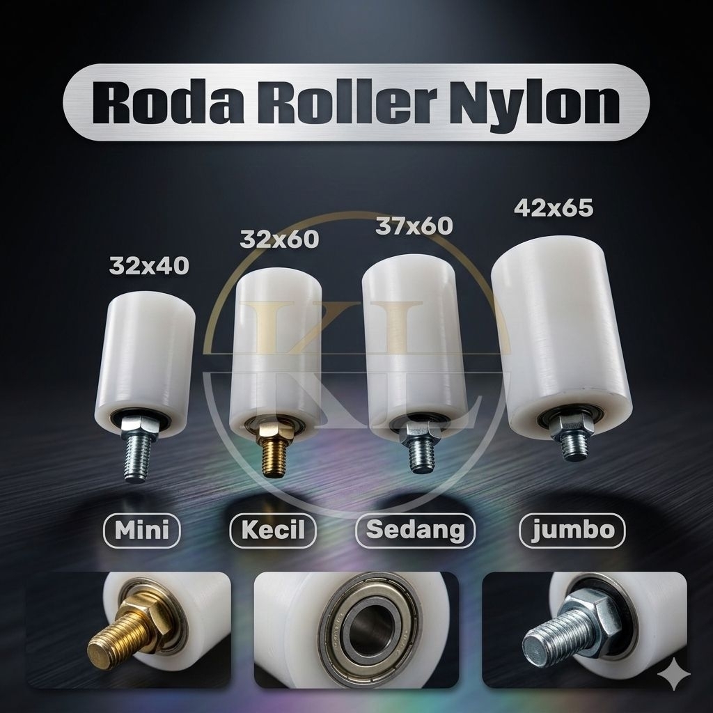 Roda roller nylon/Roda sliding pintu pagar/Roda teflon pintu dorong/Roda pintu sleding geser