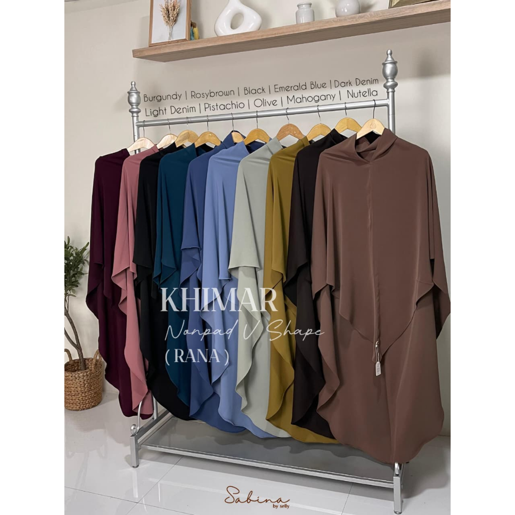 Khimar Nonpad V Shape – Marina Silk