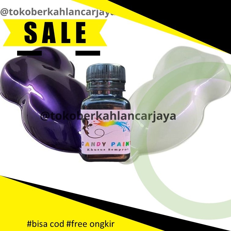 (SEMPROT) 50 ML MUTIARA LEMBAYUNG CAT CANDY PAINT MUTIARA LEMBAYUNG CAT PEWARNA SPESIAL WARNA LEMBAY