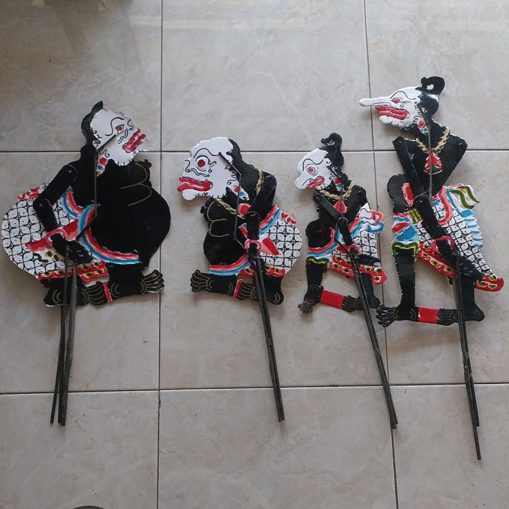 wayang kertas duplex PAKET punokawan