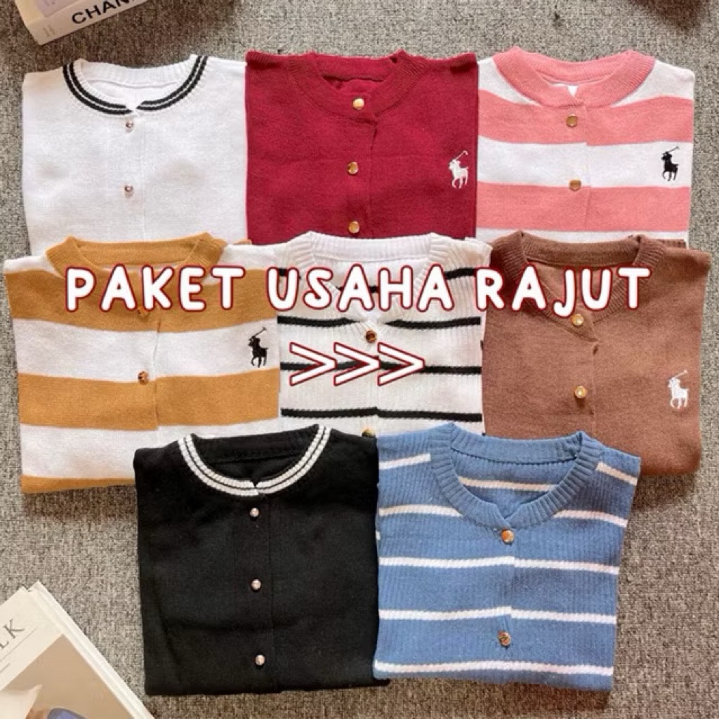 Paket usaha switer crewneck wanita