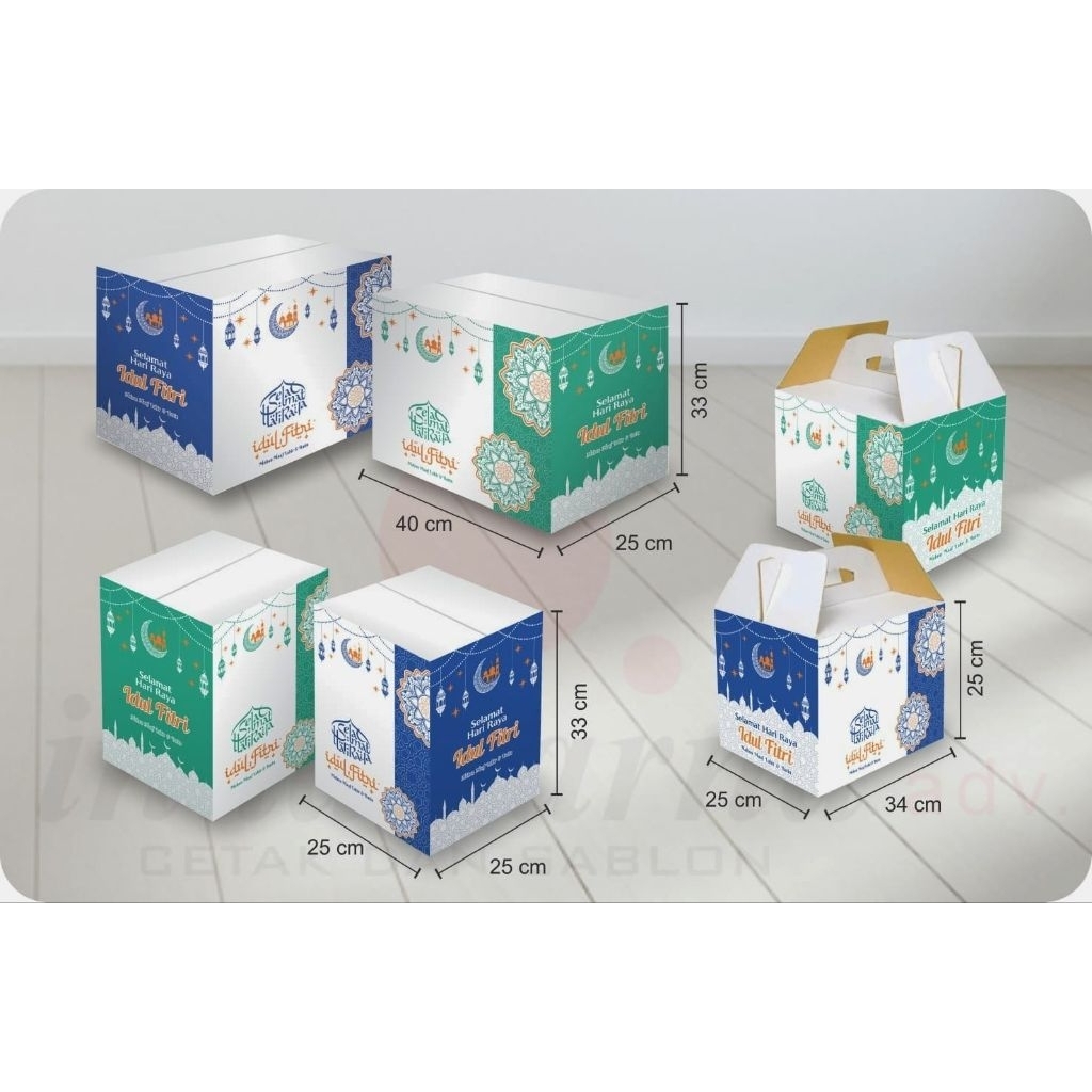 Box Kardus Parcel Hampers Lebaran