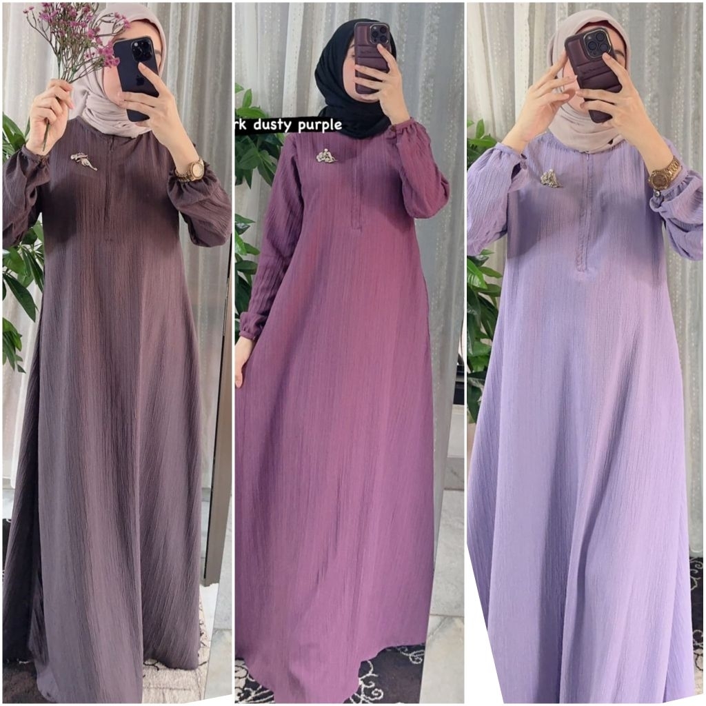 Jannat Umnia 4 dress gamis maxi dress wanita