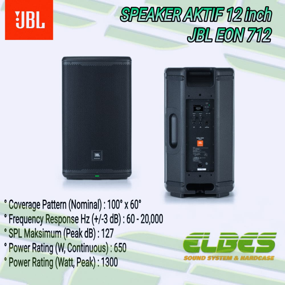 Speaker Aktif JBL EON 712 12-inch Powered PA Speaker original garansi IMS
