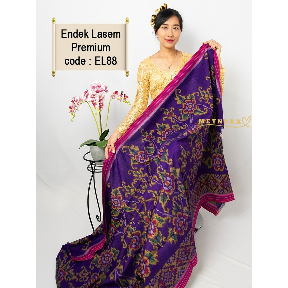 MEYNDRA BUSANA--Endek Semi Mastuli/Endek Tenun Lasem/Endek Premium Bali/Endek Bali (TANPA SELENDANG)