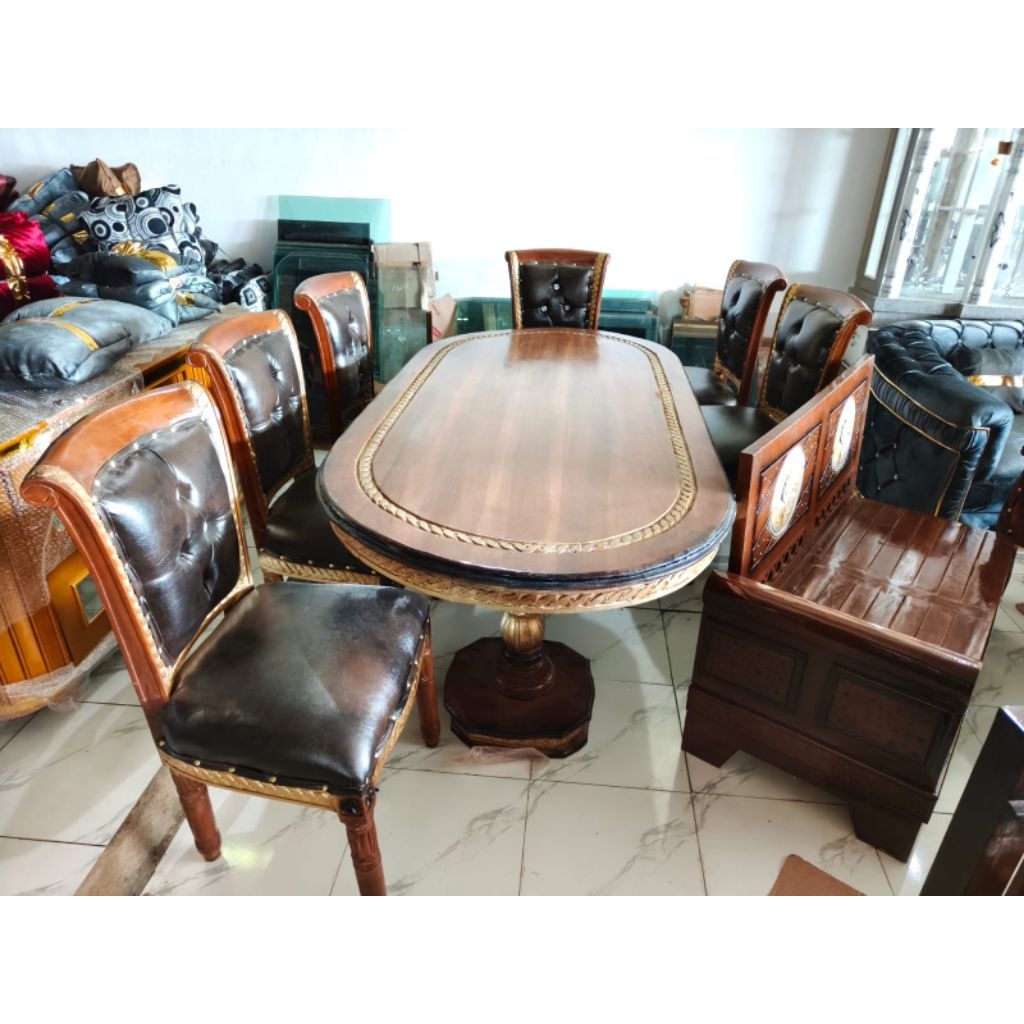 kursi makan Lampung, jati Lampung