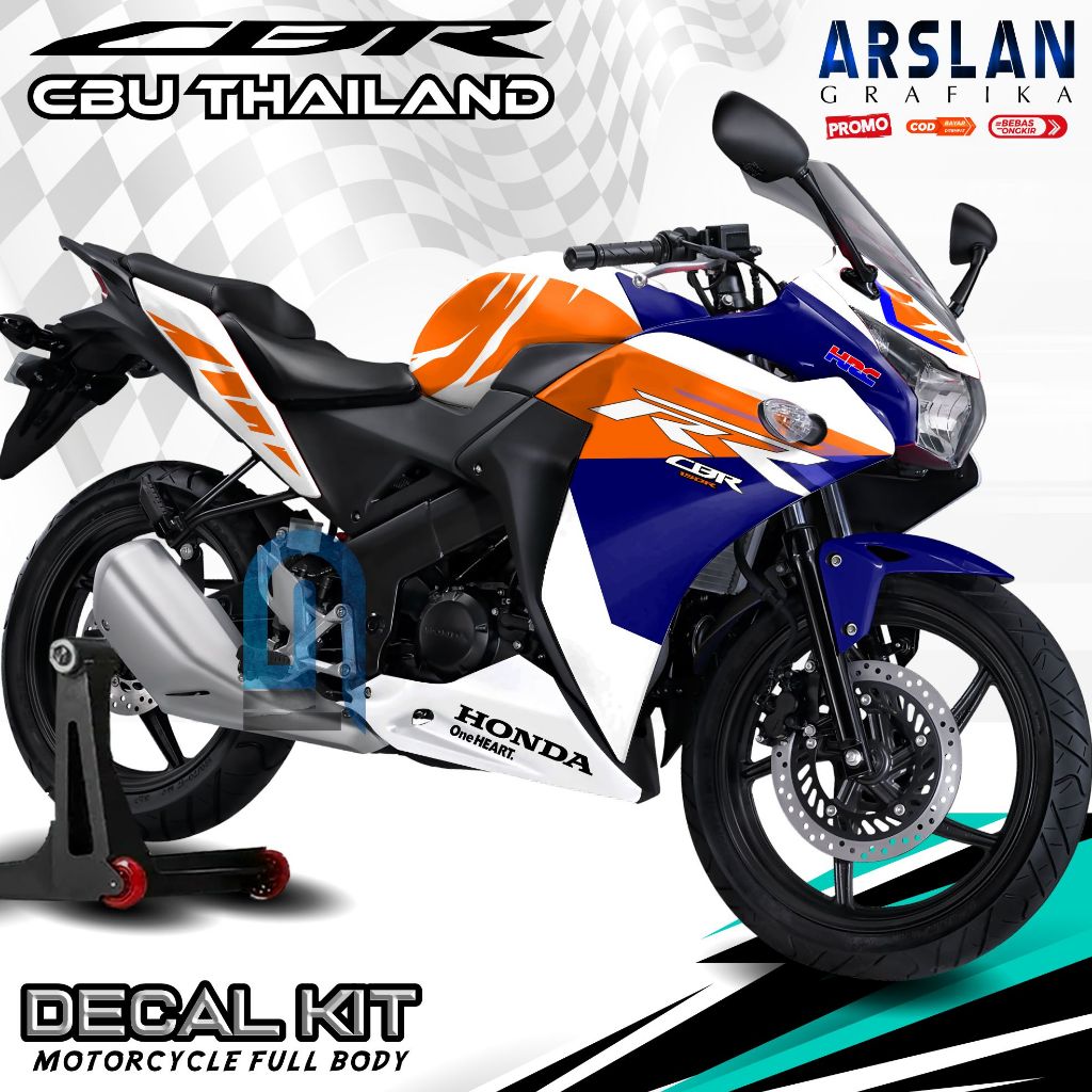 ANTI LUNTUR Decal Cbr Cbu Thailand Full Body Decal CBR THAILAND Full Body Livery CBR 1000