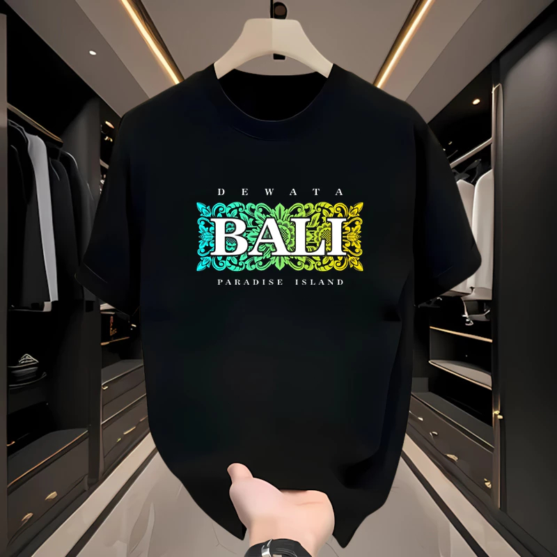 [FLASH SALE]Kaos Pria Distro Kaos BAL-I Kaos Lengan Pendek Kaos Hitam Kaos Putih Kaos  Distro Cotton