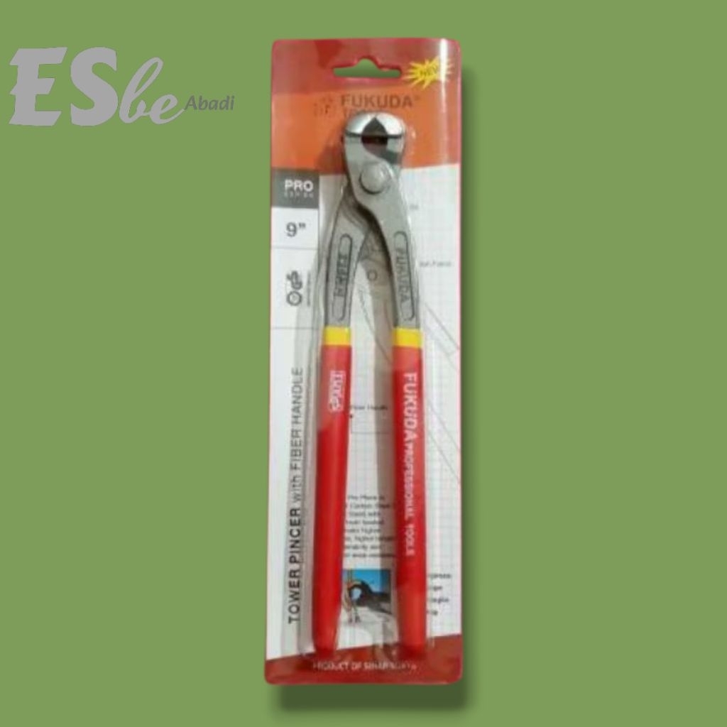 Tang Gegep Fukuda 9” Original – Tang Jepit Serbaguna Baja Keras