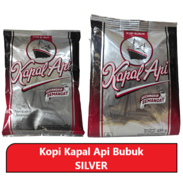 Kopi Kapal Api SILVER Bubuk 120gr & 250gr