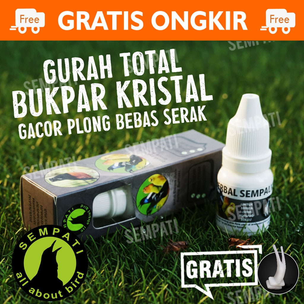 SEMPATI GURAH SEMPATI OBAT BURUNG LOVEBIRD KENARI MURAI SAKIT SUARA SERAK NAFAS PENDEK BER LENDIR FR