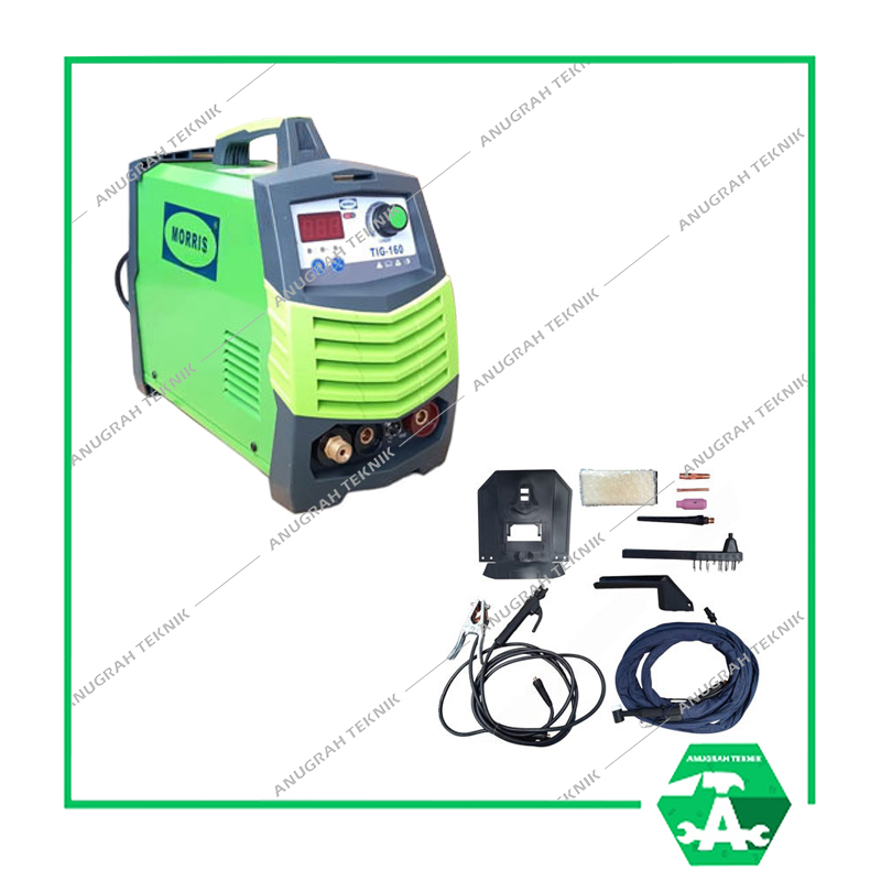 Travo Las Argon TIG 160 MORRIS Mesin Las Stainless Steel Inverter Welding Morris TIG-160