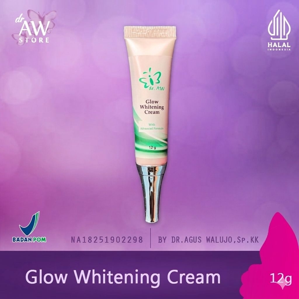 Perawatan Wajah Day Routine dr AW - GLOW WHITENING CREAM - BPOM HALAL