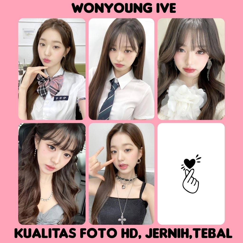 Photocard WONYOUNG IVE unnof