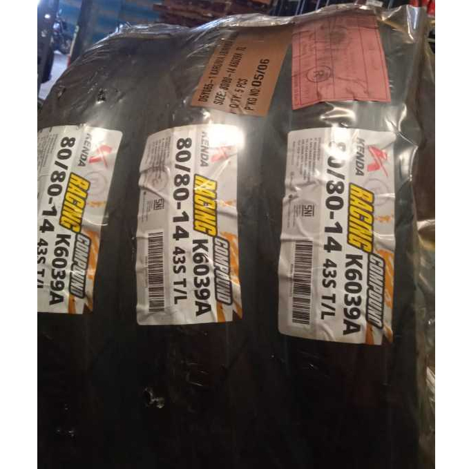 BAN KENDA TUBELESS TUBBLESS K6039A 80/80 90/80 100/80 110/70 130/70 RING 14 17 ORIGINAL 100%