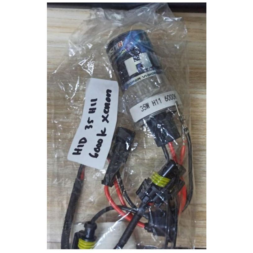 Bohlam Lampu HID H11 35W 6000K Xenon Putih Terang Lampu Mobil H11 12V HID Kit