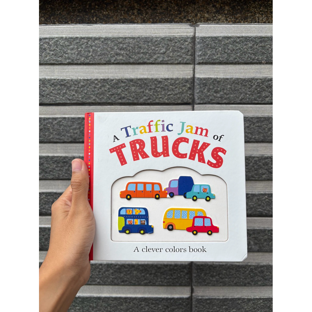 A traffic jam of trucks priddy books