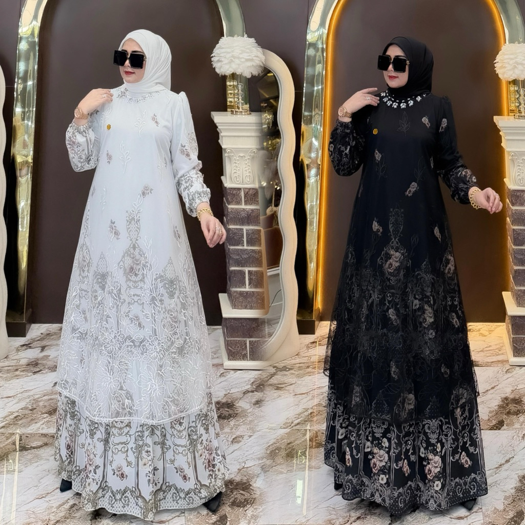 RAYYA COLLECTION GAMIS SET SEGIEMPAT / Gamis Rayya / COD / original brand