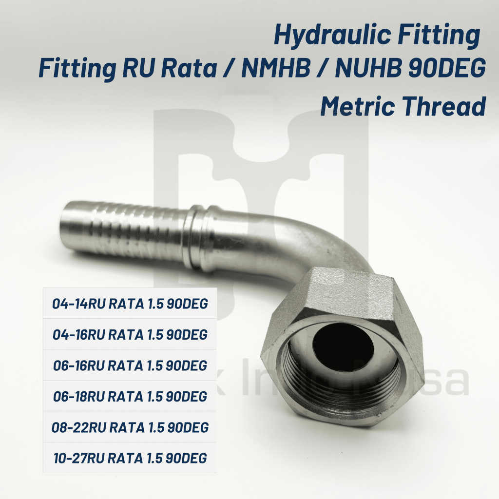 Hydraulic Fitting RU RATA 90 DEG ( 1/4" - 5/8") / Fitting NUHB 90 DEG / FITTING NMHB 90 DEG / Fittin