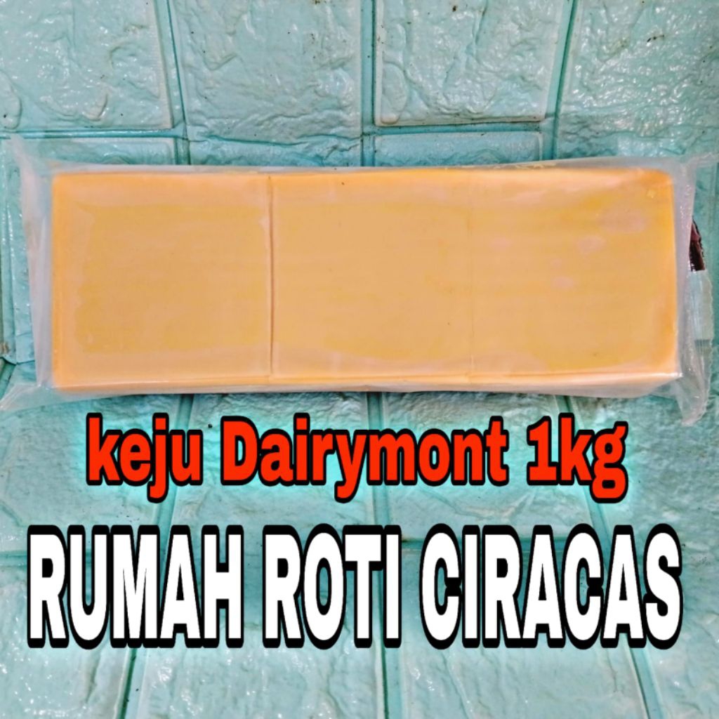 BURGER CHEESE SLICE CHEDDAR DAIRYMONT BURGER SLICE KEJU TIPIS 1 KG