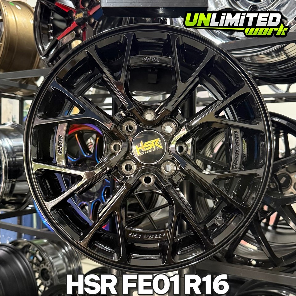 Velg Racing HSR FE01 R16 Tampilan Akar Sporty Untuk Raize Baleno Honda City Yaris Jazz Livina Avanza