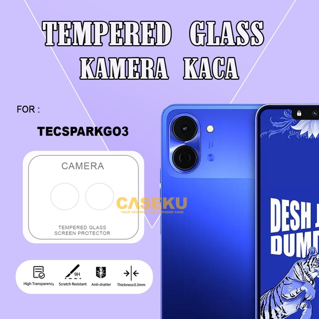 Antigores Kamera Tecno Spark GO 3 Tecno Spark GO 1 Antigores Kamera Kaca  / Tempered Glass Camera Te