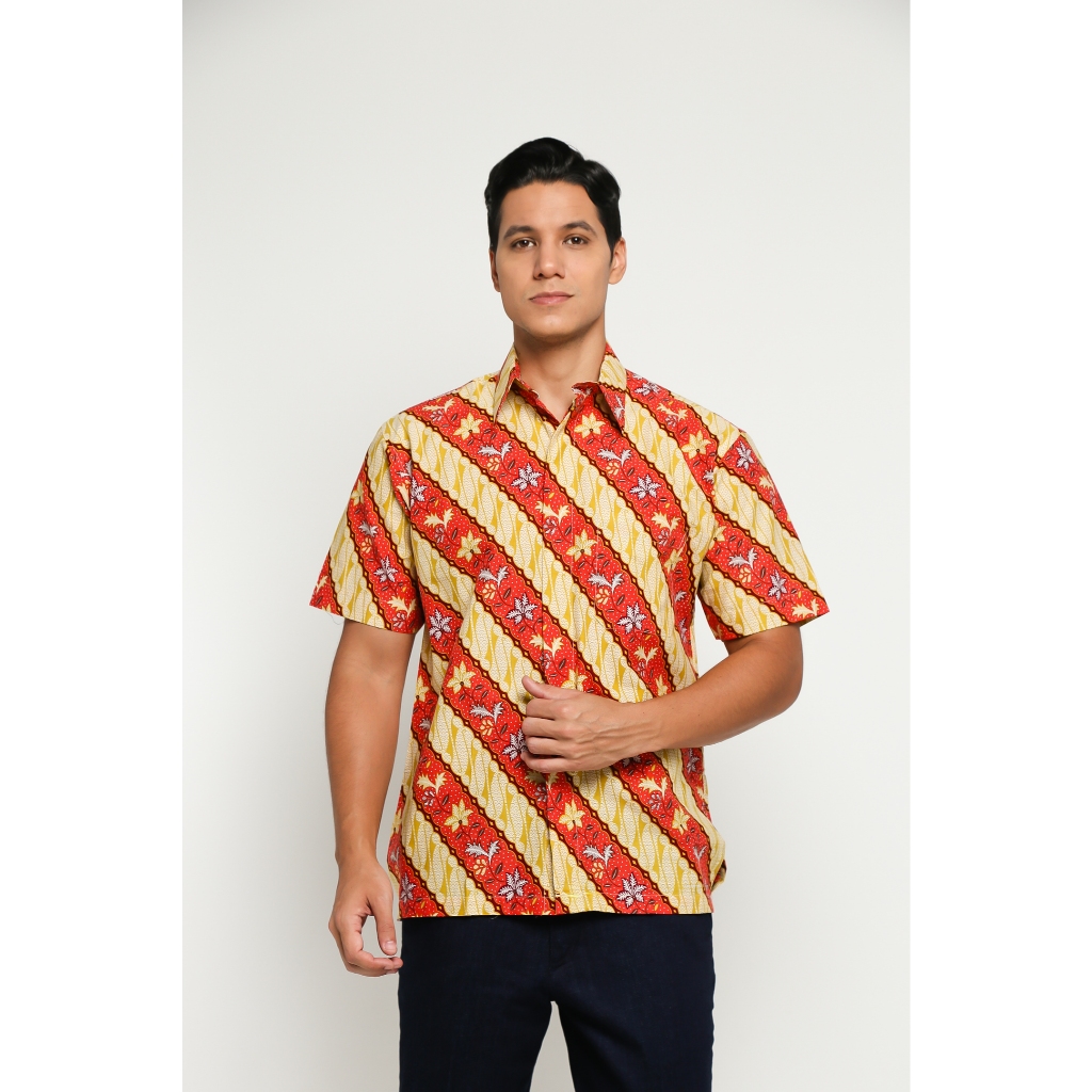 Batik Indra Loka Hem Batik Pria Lengan Pendek