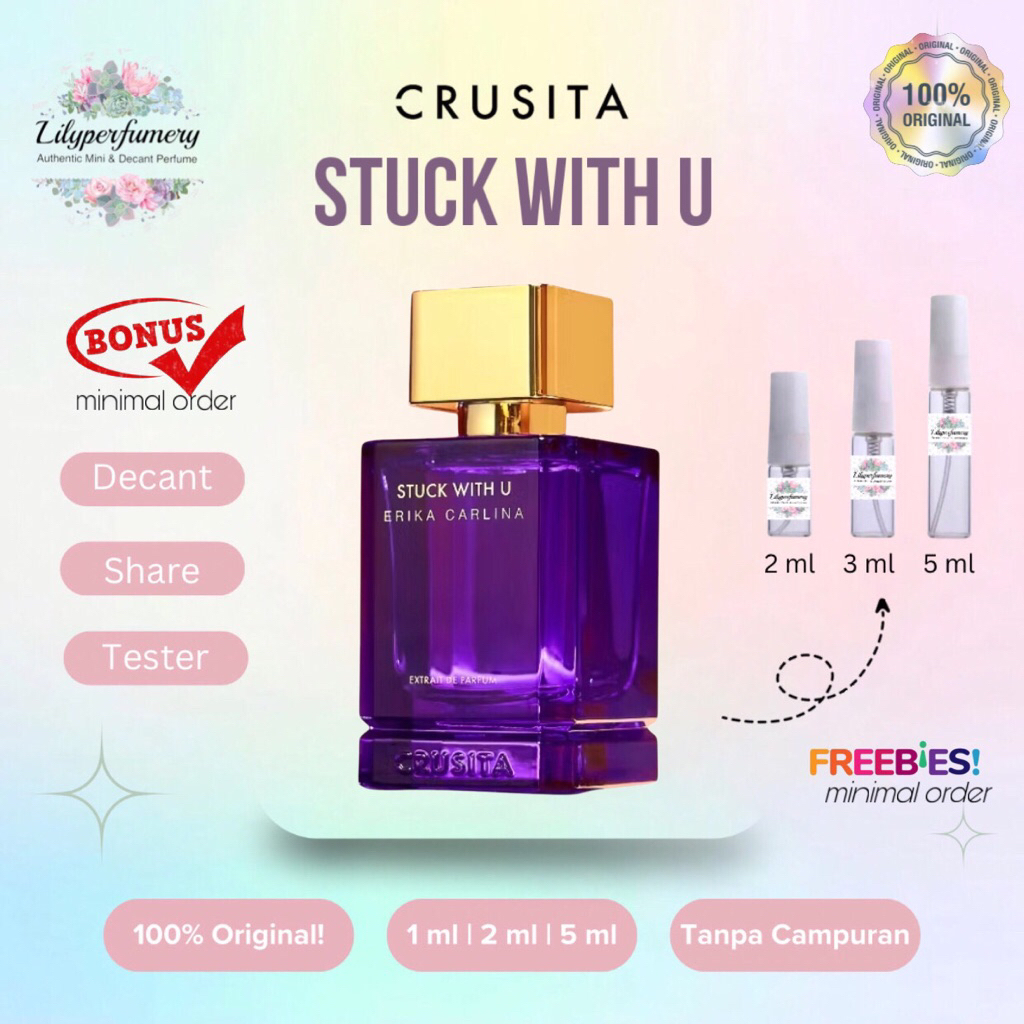 Decant / Share CRUSITA x ERIKA CARLINA STUCK WITH YOU Extrait de Parfum 1 ml | 2 ml | 5 ml (Authenti