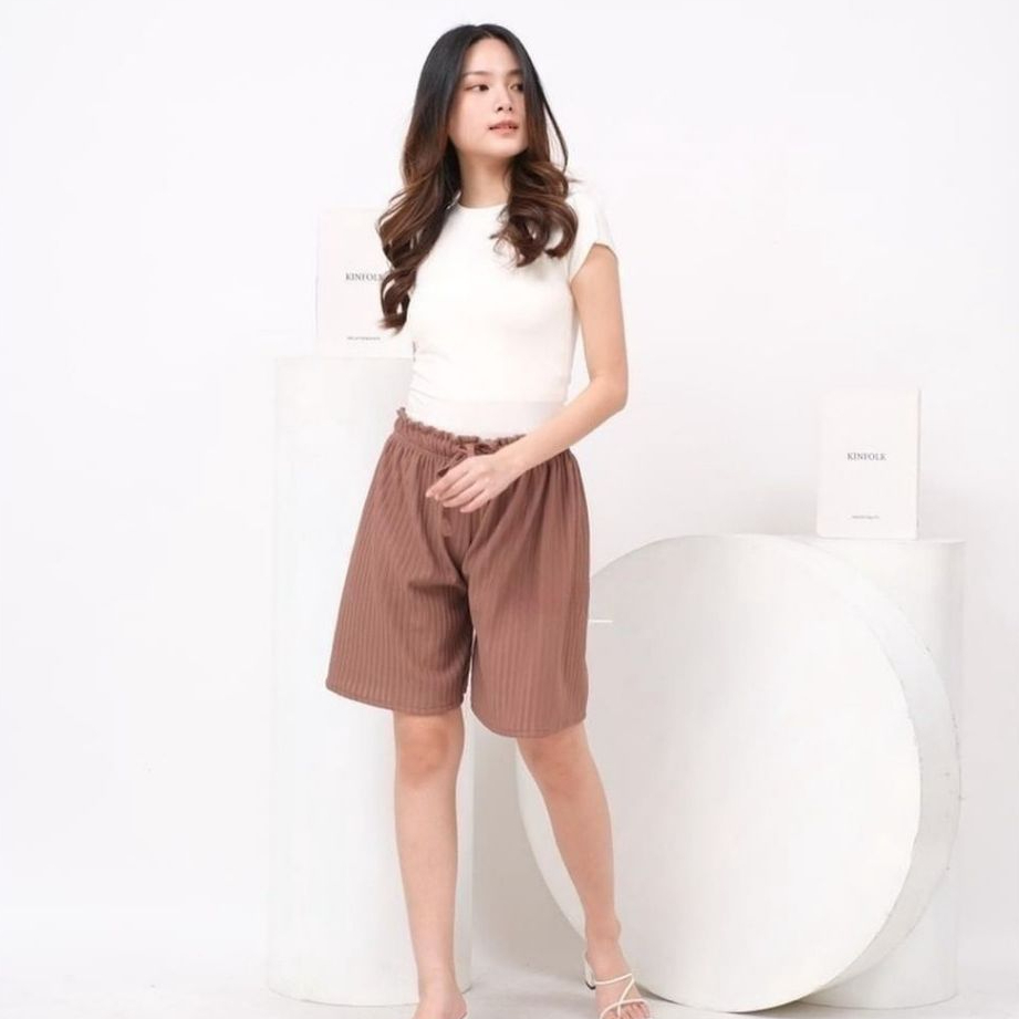 Celana pendek KNIT wanita / Hotpants Knit | Celana Short Santai Wanita Pendek | Hot Pants Hornet Kni