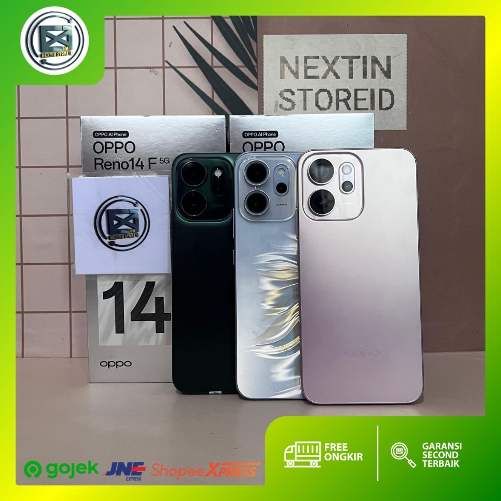 OPPO RENO 14F 5G 8/128 8/256 12/256 SECOND FULLSET