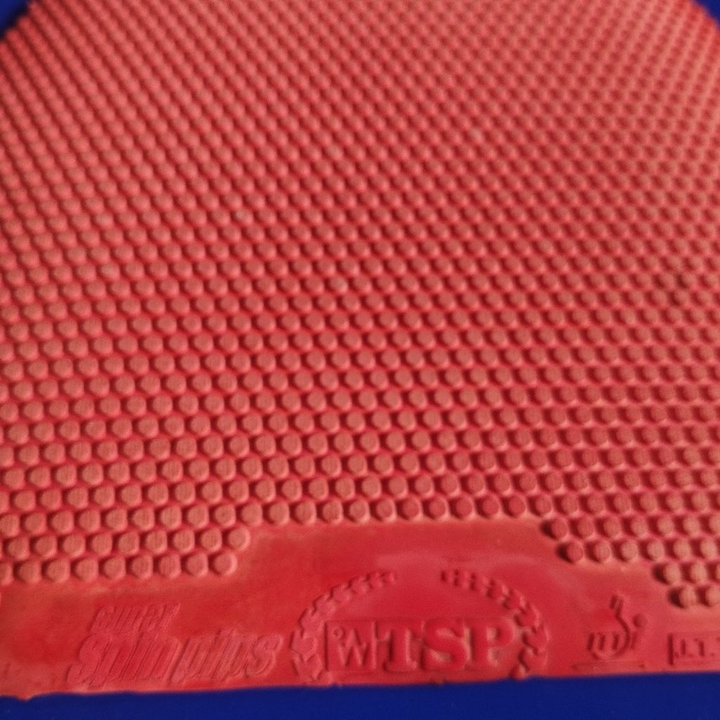 karet bekas bintik serang merk TSP super spinpips 15,5 x 15,5 cm