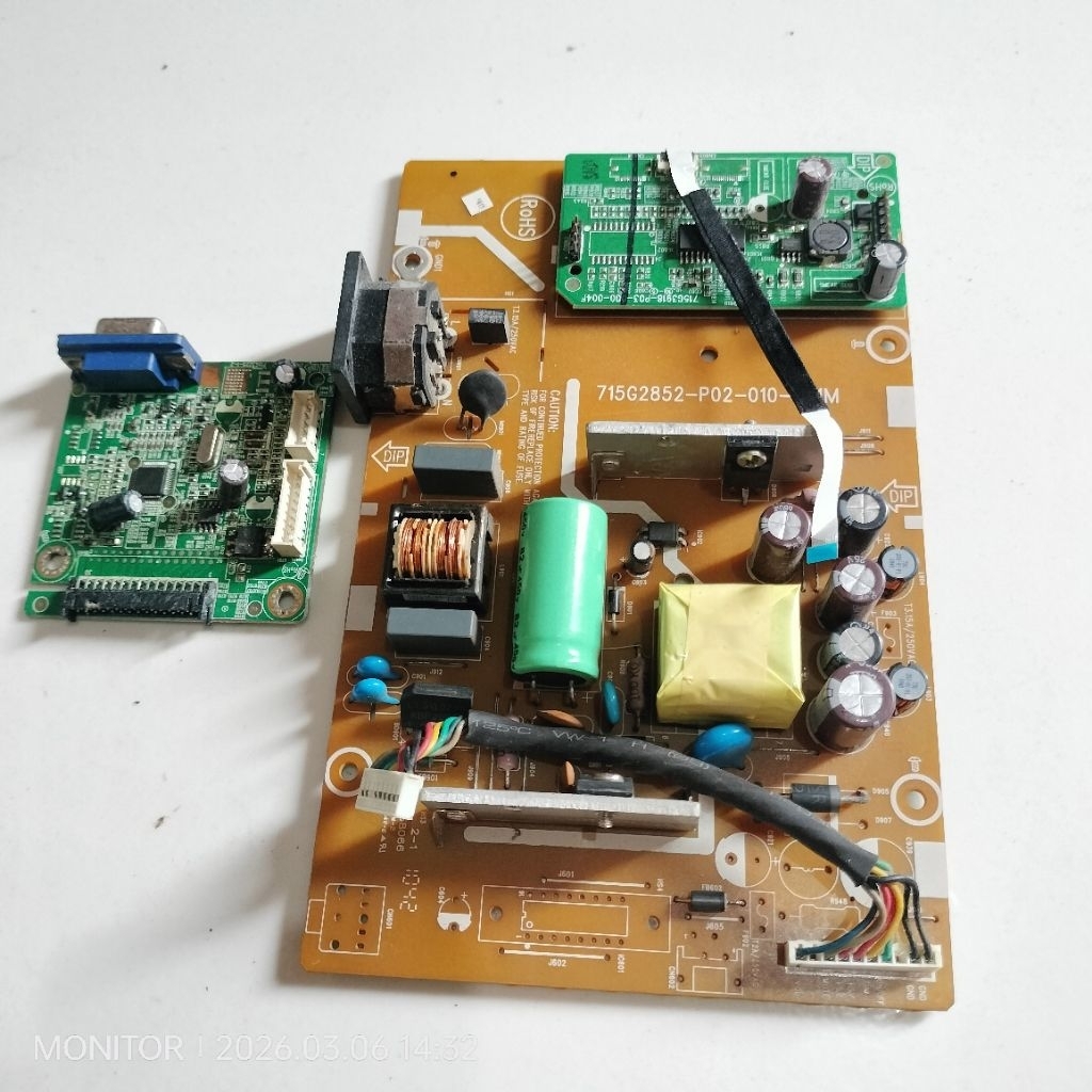 MB MAINBOARD MODULE MESIN MONITOR ACER X163WL
