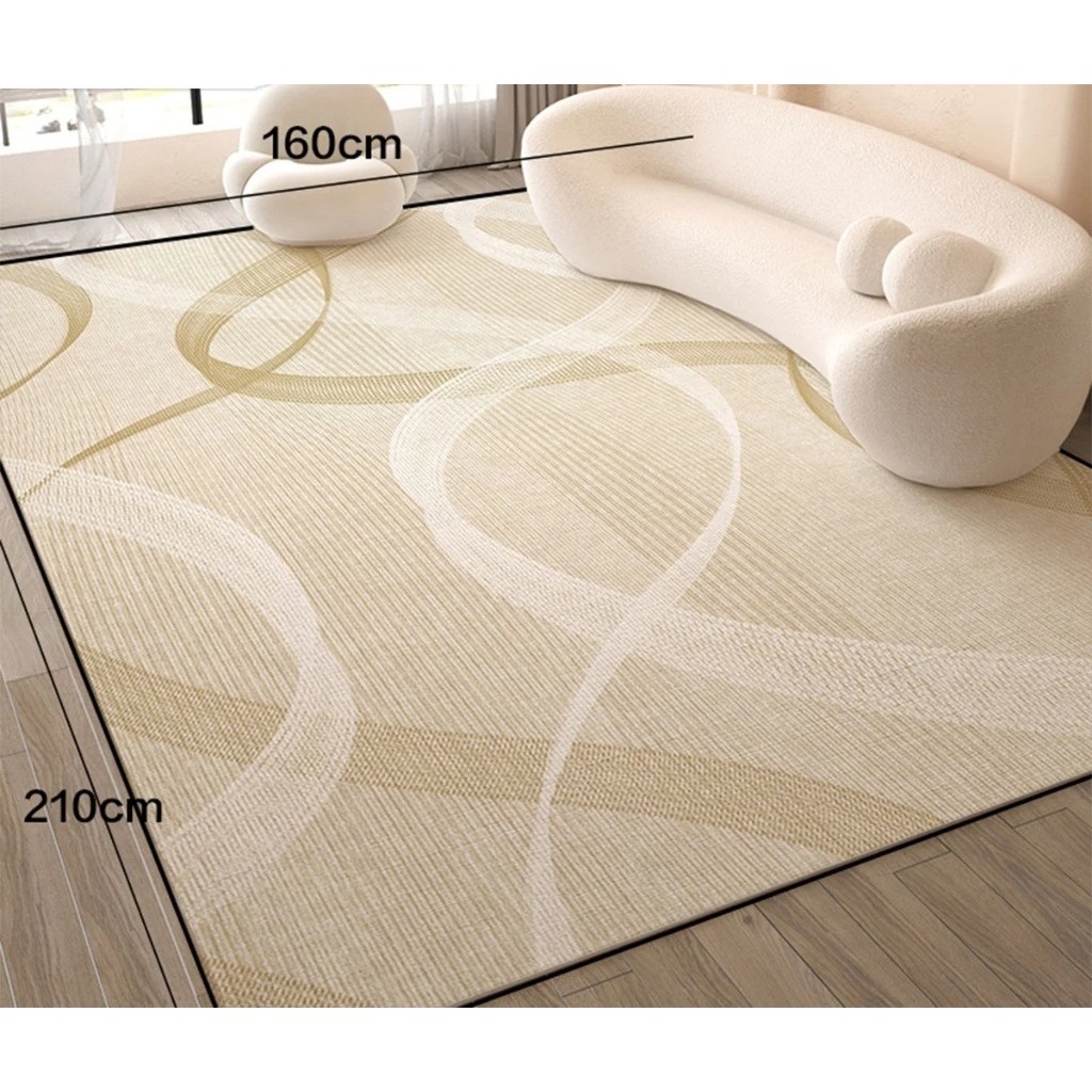 Karpet Ruang Tamu Aesthetic Anti Slip Elegan, Pilihan Desain Modern