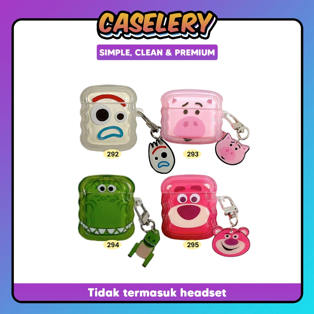 [ATP] Case Airpods Case Gen 1 2 3 Pro Karakter Toy Story Premium Soft Silicone