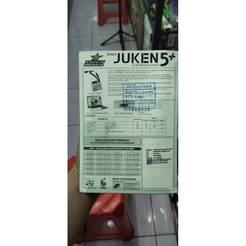 Juken 5+ BRT untuk CRF