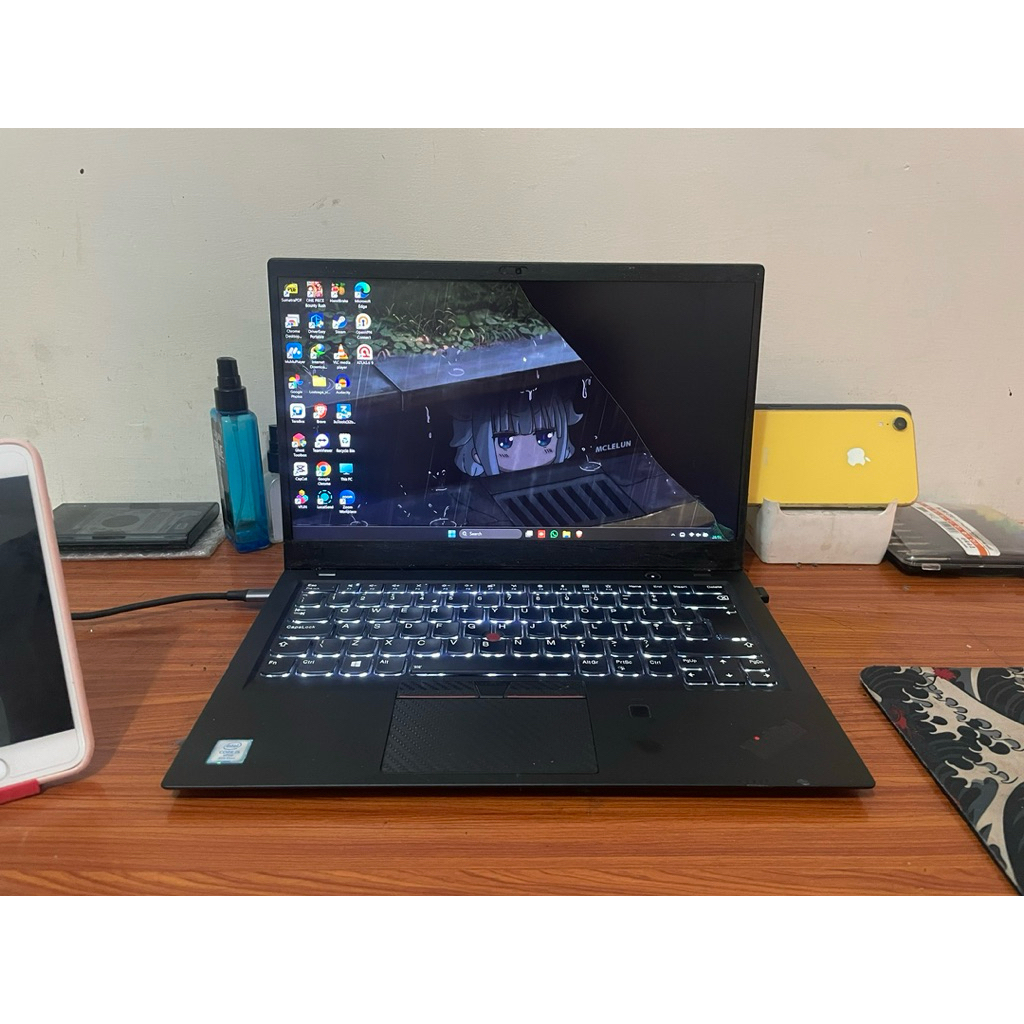 (Minus) LCD Thinkpad X1 Carbon Gen 6th Touchscreen 40 pin